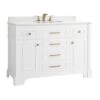 Melpark 48 In. W X 22 In. D Bath Vanity In White With Cultured Marble Vanity Top In White With White Sink 2 Melpark 48 In. W X 22 In. D Bath Vanity In White With Cultured Marble Vanity Top In White With White Sink -Alliee Bath And Faucet Shop 063669bb14c53ab83ff5b9ec1aa1175d cf3755dd 2bbe 4bad 9b50 09d3bd0549b7 1800x1800
