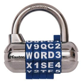 Master Lock 2.5-in Steel Combination Padlock 3 Master Lock 2.5-in Steel Combination Padlock