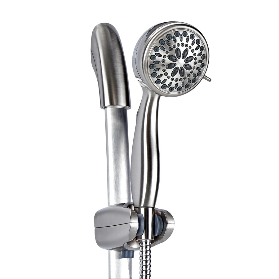 Delta Universal Showering Components Brushed Nickel 7-Spray Handheld Shower 2.5-GPM (9.5-LPM) 4 Delta Universal Showering Components Brushed Nickel 7-Spray Handheld Shower 2.5-GPM (9.5-LPM) - Image 2