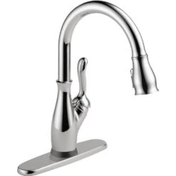 Leland Single-Handle Pull-Down Sprayer Kitchen Faucet W/ShieldSpray And MagnaTite Docking In Arctic Stainless -Alliee Bath And Faucet Shop 0860ebd1ca80a9fe6a10d8bdfd0ac8cd 1800x1800