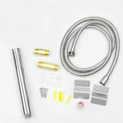 39 In. 2-Jet Easy Connect Shower Panel System In Stainless Steel With Rainfall Waterfall Shower Head And Shower Wand -Alliee Bath And Faucet Shop 09201ec375188bfc58ebf011bc0885ad 1800x1800