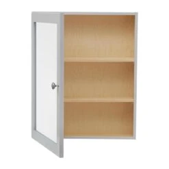 Style Selections 19.5-in X 23.7-in Rectangle Surface Mirrored Medicine Cabinet