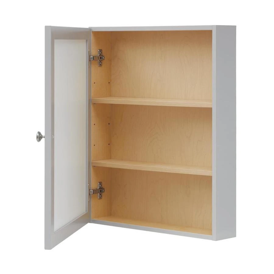 Style Selections 19.5-in X 23.7-in Rectangle Surface Mirrored Medicine Cabinet 4 Style Selections 19.5-in X 23.7-in Rectangle Surface Mirrored Medicine Cabinet - Image 2