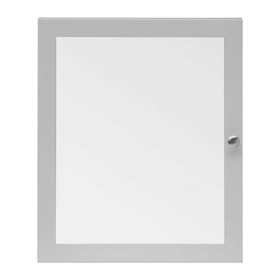 Style Selections 19.5-in X 23.7-in Rectangle Surface Mirrored Medicine Cabinet 5 Style Selections 19.5-in X 23.7-in Rectangle Surface Mirrored Medicine Cabinet - Image 3