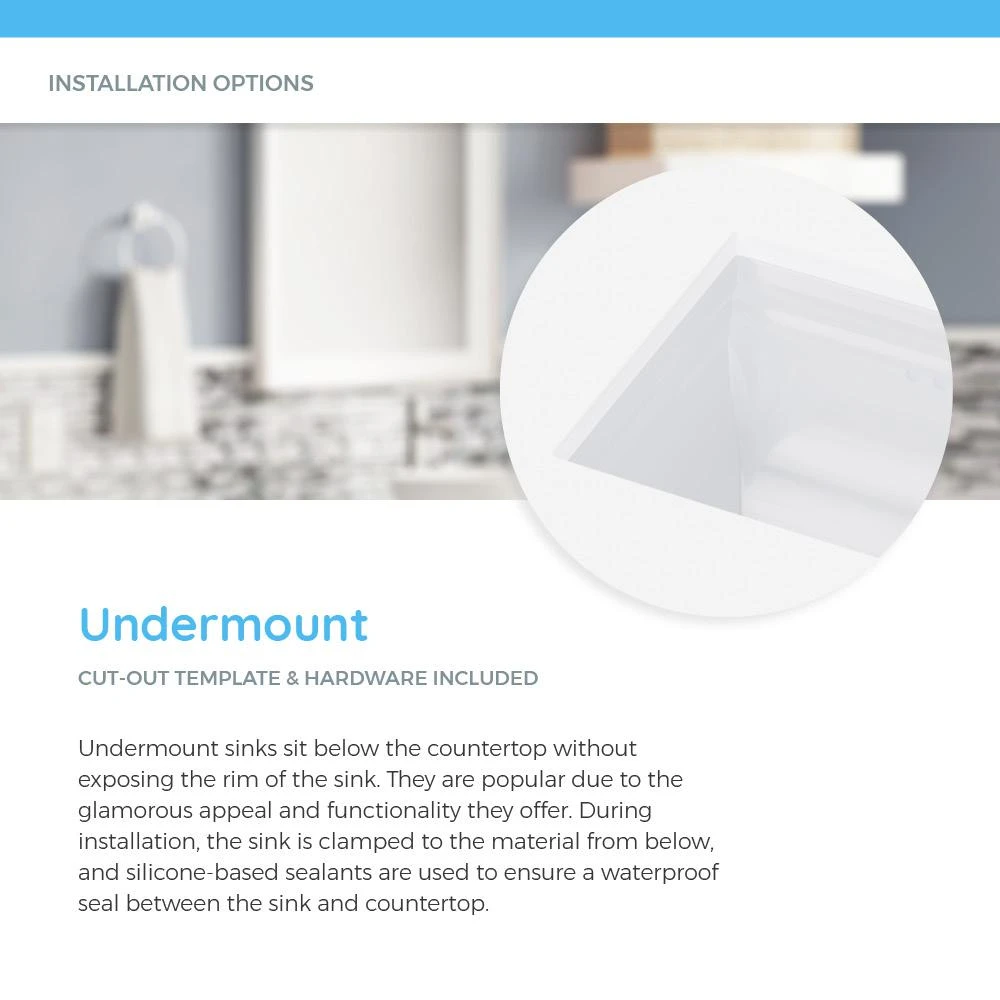 MR Direct Undermount Porcelain Bathroom Sink In White 8 MR Direct Undermount Porcelain Bathroom Sink In White - Image 6