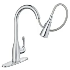 Kaden Single-Handle Pull-Down Sprayer Kitchen Faucet With Reflex And Power Clean In Chrome -Alliee Bath And Faucet Shop 0b3d28fb9f9bc5bb25b20ebd65e2269f 1800x1800