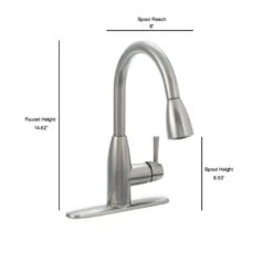 Fairbury Single-Handle Pull-Down Sprayer Kitchen Faucet In Stainless Steel -Alliee Bath And Faucet Shop 0be302c3ed5bb1f20dfd75aadc4243bb 1800x1800