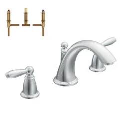 Brantford 2-Handle Deck-Mount Roman Tub Faucet Trim Kit With Valve In Brushed Nickel -Alliee Bath And Faucet Shop 0c595e46b0229800f0614e5ba1448a38 1800x1800