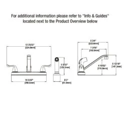 Constructor 2-Handle Standard Kitchen Faucet With Side Sprayer In Chrome -Alliee Bath And Faucet Shop 1106bdb6b52d3f75623728e1b14f77bc 1800x1800