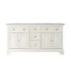 Sadie 67 In. W X 21.5 In. D Vanity In Matte Pearl With Marble Vanity Top In Natural White With White Sink -Alliee Bath And Faucet Shop 13f820e966ce5eb1fd55b44c53c8002b 1800x1800
