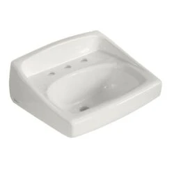 American Standard Lucerne Wall-Mounted Bathroom Vessel Sink In White