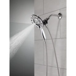 In2ition Two-in-One 4-Spray 6 In. Dual Wall Mount Fixed And Handheld Shower Head In Chrome -Alliee Bath And Faucet Shop 16d3ff0751951247bab9a7dd9e7f1ec9 1800x1800