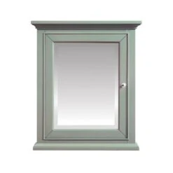 Windlowe 24 In. X 28 In. Surface-Mount Medicine Cabinet In Sea Green Finish