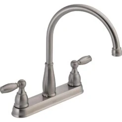 Foundations 2-Handle Standard Kitchen Faucet In Chrome -Alliee Bath And Faucet Shop 177d1a39fe7e5251f929c5bda3df1286 1800x1800