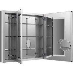 Verdera 40 In. X 30 In. Recessed Or Surface Mount Mirror Cabinet With Flat Mirror -Alliee Bath And Faucet Shop 1880ebe2279b062a621ac863d25f404b 1800x1800