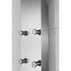 ANZZI Fontan Brushed Steel 6-Spray Shower Panel System (Valve Included) -Alliee Bath And Faucet Shop 191042003453 09081406 1800x1800