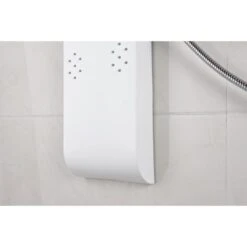 ANZZI Swan White 6-Spray Shower Panel System (Valve Included) -Alliee Bath And Faucet Shop 191042003521 09063694 1800x1800