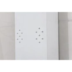 ANZZI Swan White 6-Spray Shower Panel System (Valve Included) -Alliee Bath And Faucet Shop 191042003521 09063701 1800x1800