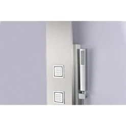 ANZZI Visor Brushed Steel 4-Spray Shower Panel System (Valve Included) -Alliee Bath And Faucet Shop 191042003545 09063720 1800x1800