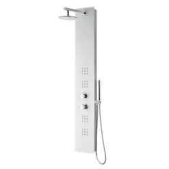 ANZZI Veld White 2-Spray Shower Panel System (Valve Included) -Alliee Bath And Faucet Shop 191042003675xl 1800x1800