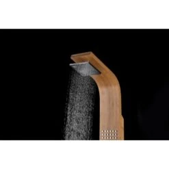 ANZZI Crane Natural Bamboo 3-Spray Shower Panel System (Valve Included) -Alliee Bath And Faucet Shop 191042003798 09081397 1800x1800