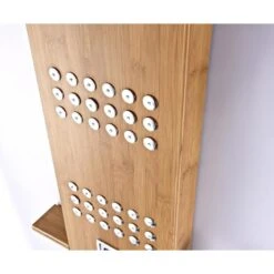 ANZZI Crane Natural Bamboo 3-Spray Shower Panel System (Valve Included) -Alliee Bath And Faucet Shop 191042003798 09081398 1800x1800