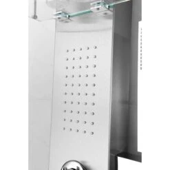 ANZZI Coastal Brushed Steel 2-Spray Shower Panel System (Valve Included) 25 ANZZI Coastal Brushed Steel 2-Spray Shower Panel System (Valve Included) -Alliee Bath And Faucet Shop 191042016033 09063881 1800x1800