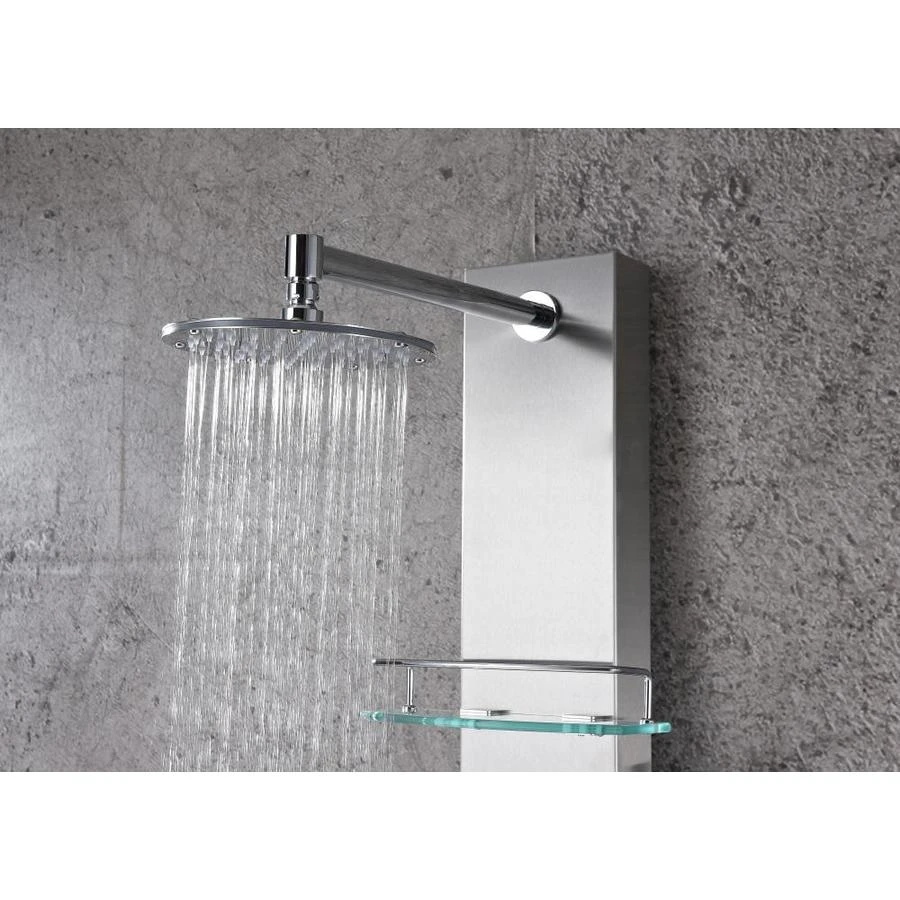 ANZZI Coastal Brushed Steel 2-Spray Shower Panel System (Valve Included) 5 ANZZI Coastal Brushed Steel 2-Spray Shower Panel System (Valve Included) - Image 3