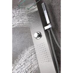 ANZZI Coastal Brushed Steel 2-Spray Shower Panel System (Valve Included) 21 ANZZI Coastal Brushed Steel 2-Spray Shower Panel System (Valve Included) -Alliee Bath And Faucet Shop 191042016033 09063888 1800x1800