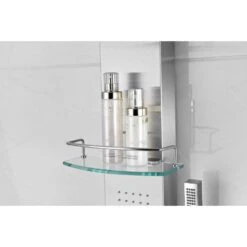 ANZZI Coastal Brushed Steel 2-Spray Shower Panel System (Valve Included)