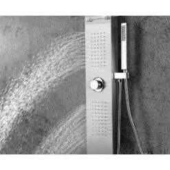 ANZZI Coastal Brushed Steel 2-Spray Shower Panel System (Valve Included) 29 ANZZI Coastal Brushed Steel 2-Spray Shower Panel System (Valve Included) -Alliee Bath And Faucet Shop 191042016033 10182561 1800x1800