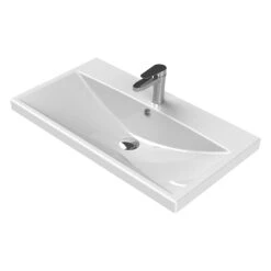 Nameeks Elite Wall Mounted Bathroom Sink In White