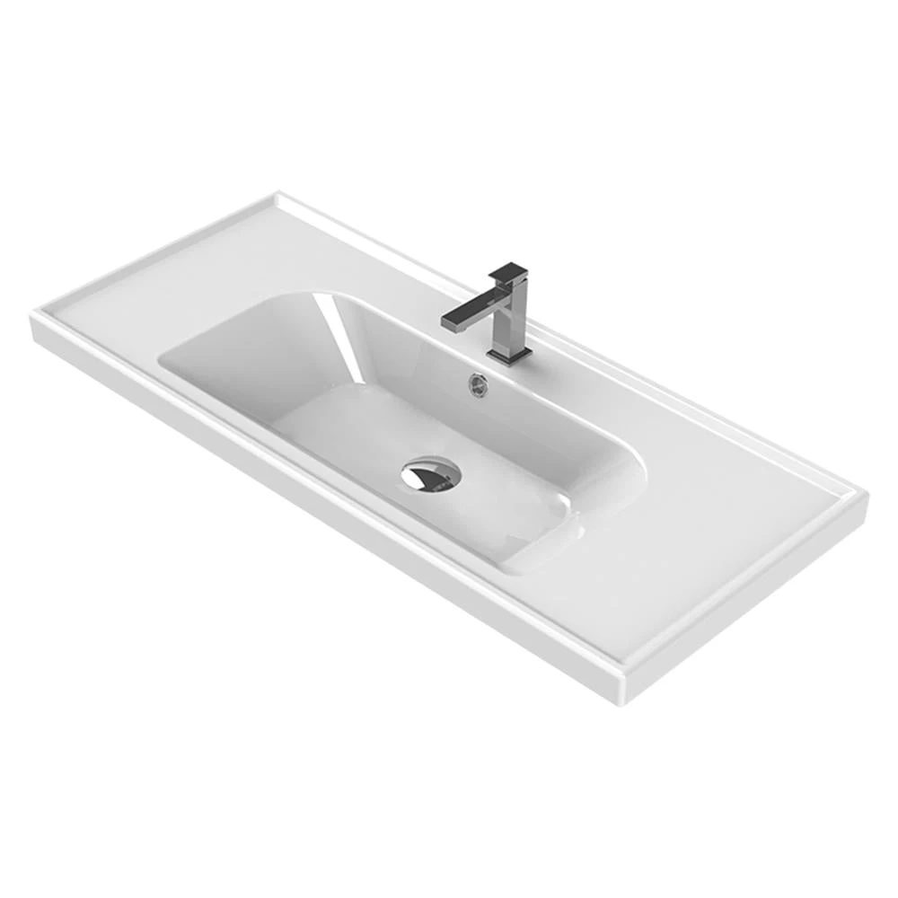 Nameeks Frame Wall Mounted Bathroom Sink In White 3 Nameeks Frame Wall Mounted Bathroom Sink In White