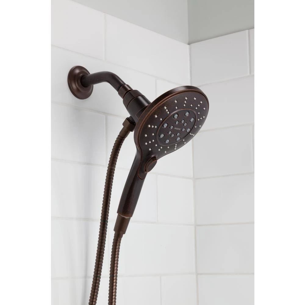 Engage 6-Spray 5.5 In. Single Tub Wall Mount Handheld Adjustable Shower Head In Oil Rubbed Bronze 5 Engage 6-Spray 5.5 In. Single Tub Wall Mount Handheld Adjustable Shower Head In Oil Rubbed Bronze - Image 3