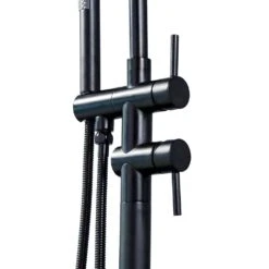 2-Handle Floor-Mount Roman Tub Faucet With Hand Shower In Matte Black -Alliee Bath And Faucet Shop 200e1b2ebf6c2141fa47c227a0ee3891 1800x1800