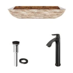 VIGO Glass Vessel Bathroom Sink In Amber Sunset And Linus Faucet Set In Antique Rubbed Bronze 19 VIGO Glass Vessel Bathroom Sink In Amber Sunset And Linus Faucet Set In Antique Rubbed Bronze -Alliee Bath And Faucet Shop 229a1352b04e1ab6e38acab1ced61f06 1800x1800