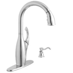 Contemporary Single-Handle Pull-Down Sprayer Kitchen Faucet With Soap Dispenser In Mediterranean Bronze -Alliee Bath And Faucet Shop 2403a40594ae672e12d4d9c665f27e91 d0c3df46 2c03 4986 8f0b ee3e0450eda5 1800x1800