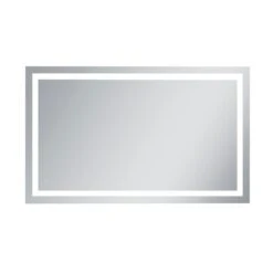Timeless Home 48 In. H X 36 In. W Single Modern Rectangular Aluminum Lighted LED Mirror In Silver(5000K) -Alliee Bath And Faucet Shop 25264f80df3868e2e684feb994b68c26 1800x1800