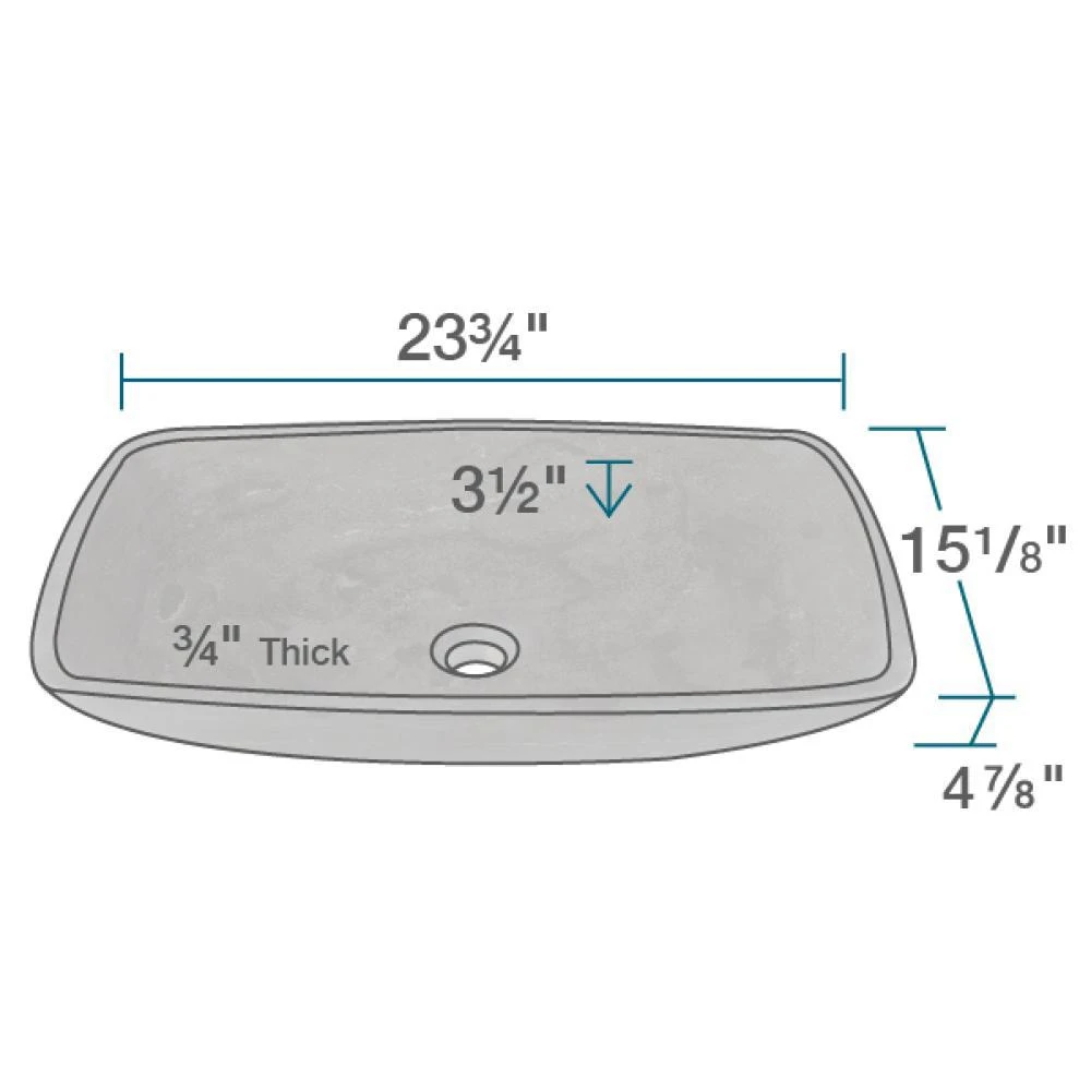 MR Direct Stone Vessel Sink In Gray Limestone 5 MR Direct Stone Vessel Sink In Gray Limestone - Image 3