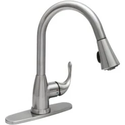 Market Single-Handle Pull-Down Sprayer Kitchen Faucet In Chrome -Alliee Bath And Faucet Shop 2802dd521957afc62268c4503952fd55 1800x1800