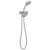 6-spray 5.5 In. Dual Shower Head And Handheld Shower Head In Chrome