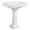 Kingston Brass Victorian Pedestal Combo Bathroom Sink In White With 8 In. Widespread -Alliee Bath And Faucet Shop 28f8c085e3d7dc63f703d335abc980a4 1800x1800