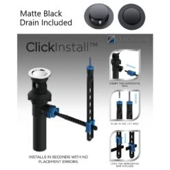 Farrington 4 In. Centerset 2-Handle Hi-Arc Bathroom Faucet In Matte Black 14 Farrington 4 In. Centerset 2-Handle Hi-Arc Bathroom Faucet In Matte Black -Alliee Bath And Faucet Shop 296dd0d5884c8e2c23587b69d69bbe9e 1800x1800