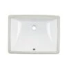 Cahaba 18 In. X 13 In. Glazed Porcelain Bathroom Sink In White -Alliee Bath And Faucet Shop 2a89b9980acdf74a0d36bff0cd84b514 1800x1800