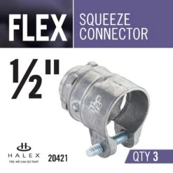1/2 In. Flexible Metal Conduit (FMC) Squeeze Connector (3-Pack) -Alliee Bath And Faucet Shop 2a9266a2e0dae80afb9baf0fe9315f18 1800x1800
