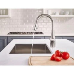 Clarify Single-Handle Pull-Down Sprayer Kitchen Faucet With GE Filtration System In Stainless Steel -Alliee Bath And Faucet Shop 2ac9222c4e9b271e1dd45cf90742218f 1800x1800