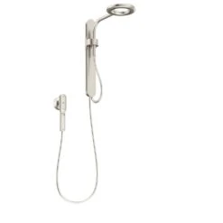 Nebia By Moen 1-Spray 8 In. Dual Shower Head And Handheld Shower Head With Magnetic Dock In Spot Resist Brushed Nickel