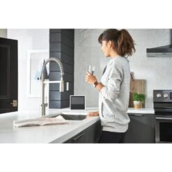 Align Touchless Single-Handle Pull-Down Sprayer Kitchen Faucet With MotionSense Wave And Spring In Spot Resist Stainless 19 Align Touchless Single-Handle Pull-Down Sprayer Kitchen Faucet With MotionSense Wave And Spring In Spot Resist Stainless -Alliee Bath And Faucet Shop 2b85c9fa62a639235651865021918019 1800x1800