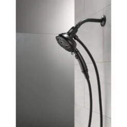 SureDock 7-Spray 5 In. Single Wall Mount Handheld H2Okinetic Shower Head In Matte Black -Alliee Bath And Faucet Shop 2c5c47592b3b668b18a64211162f7120 1800x1800