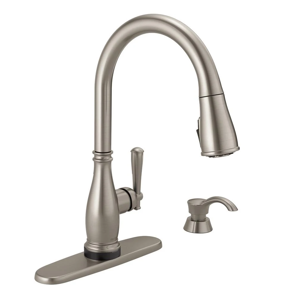 Charmaine Single-Handle Pull-Down Sprayer Kitchen Faucet With Touch2O And ShieldSpray Technologies In Venetian Bronze 16 Charmaine Single-Handle Pull-Down Sprayer Kitchen Faucet With Touch2O And ShieldSpray Technologies In Venetian Bronze - Image 14